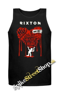 RIXTON - Me And My Broken Heart - Mens Vest Tank Top - čierne