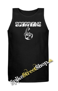 SCORPIONS - Logo - Mens Vest Tank Top - čierne