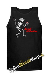 SOCIAL DISTORTION - Mens Vest Tank Top - čierne