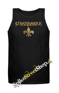STRATOVARIUS - Gold Logo - Mens Vest Tank Top - čierne