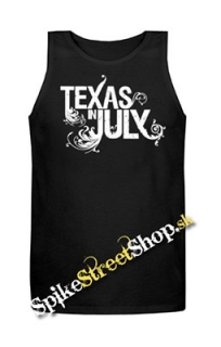 TEXAS IN JULY - Mens Vest Tank Top - čierne