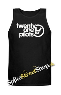 TWENTY ONE PILOTS - Logo - Mens Vest Tank Top - čierne