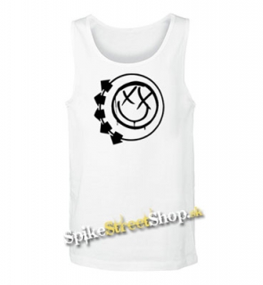 BLINK 182 - Smile - Mens Vest Tank Top - biele