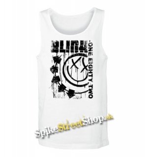 BLINK 182 - Spelled Out - Mens Vest Tank Top - biele