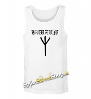 BURZUM - Crest - Mens Vest Tank Top - biele