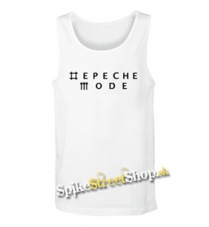DEPECHE MODE - Logo - Mens Vest Tank Top - biele