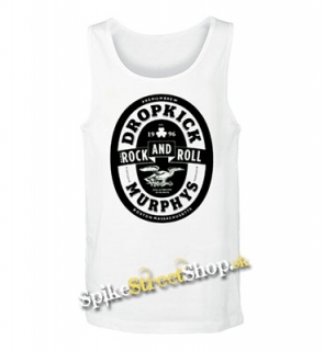 DROPKICK MURPHYS - Shamrock And Roll - Mens Vest Tank Top - biele