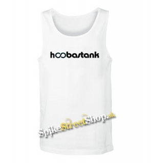 HOOBASTANK - Logo - Mens Vest Tank Top - biele