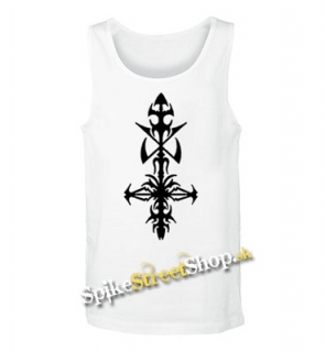 HYPOCRISY - Logo - Mens Vest Tank Top - biele