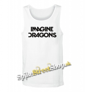 IMAGINE DRAGONS - Logo - Mens Vest Tank Top - biele