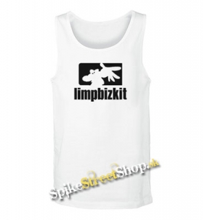 LIMP BIZKIT - Spray Logo - Mens Vest Tank Top - biele