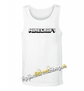MINECRAFT - Logo -  Mens Vest Tank Top - biele