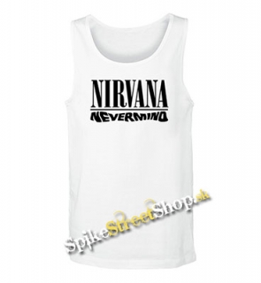 NIRVANA - Nevermind -  Mens Vest Tank Top - biele