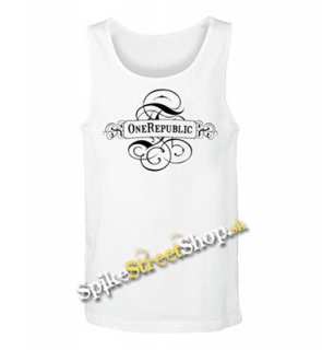 ONE REPUBLIC - Logo -  Mens Vest Tank Top - biele