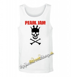 PEARL JAM - Riot -  Mens Vest Tank Top - biele