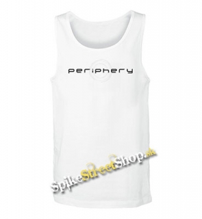 PERIPHERY - Logo 2 -  Mens Vest Tank Top - biele