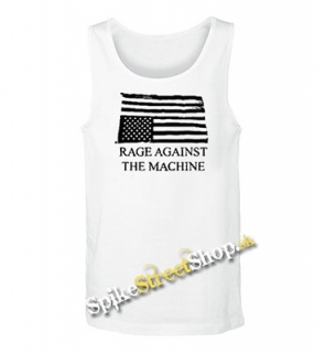 RAGE AGAINST THE MACHINE - Wrecked -  Mens Vest Tank Top - biele