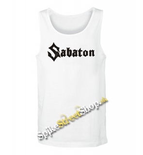 SABATON - Logo -  Mens Vest Tank Top - biele