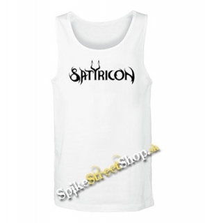 SATYRICON - Logo -  Mens Vest Tank Top - biele