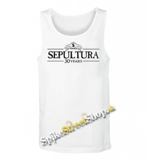 SEPULTURA - 30 Years -  Mens Vest Tank Top - biele
