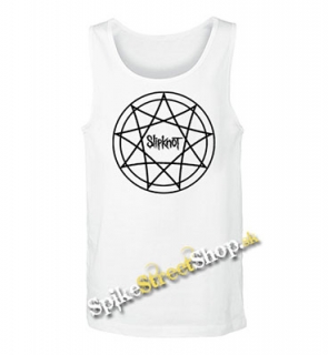 SLIPKNOT - Enneagram -  Mens Vest Tank Top - biele