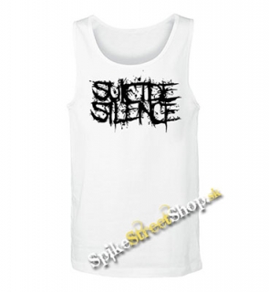 SUICIDE SILENCE - Logo - Mens Vest Tank Top - biele