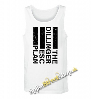 THE DILLINGER ESCAPE PLAN - Logo - Mens Vest Tank Top - biele