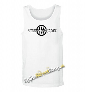 THREE DAYS GRACE - Logo - Mens Vest Tank Top - biele