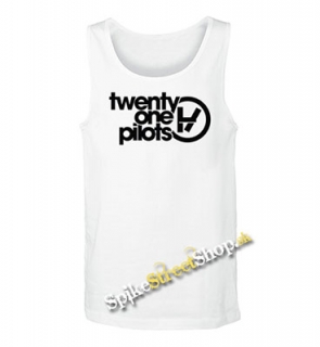 TWENTY ONE PILOTS - Logo - Mens Vest Tank Top - biele