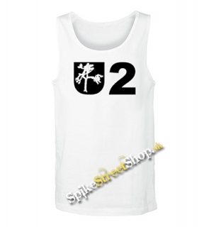 U2 - Logo Tree - Mens Vest Tank Top - biele