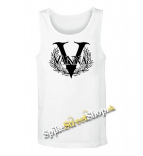 VANNA - Logo - Mens Vest Tank Top - biele
