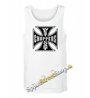 WEST COAST CHOPPERS - Mens Vest Tank Top - biele