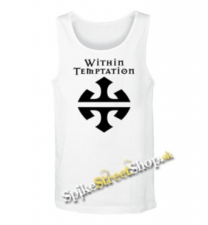 WITHIN TEMPTATION - Logo - Mens Vest Tank Top - biele