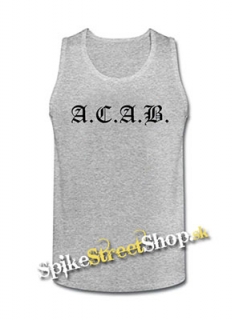 AC/AB - Mens Vest Tank Top - šedé