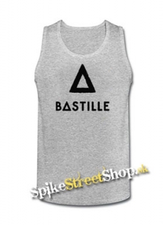 BASTILLE - Logo - Mens Vest Tank Top - šedé