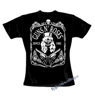 GUNS N ROSES - Since 1985 - čierne dámske tričko