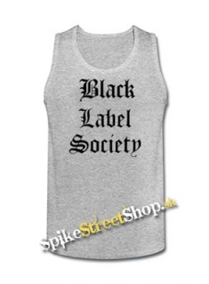 BLACK LABEL SOCIETY - Logo - Mens Vest Tank Top - šedé