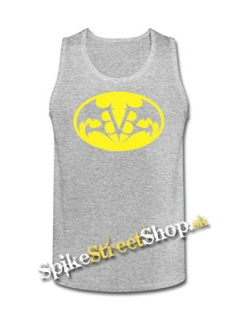 BLACK VEIL BRIDES - Batman Logo - Mens Vest Tank Top - šedé