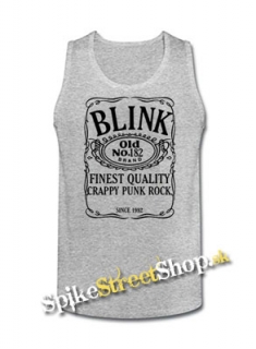 BLINK 182 - Jack Daniels Motive - Mens Vest Tank Top - šedé
