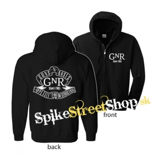 GUNS N ROSES - Appetite Slogan - mikina na zips