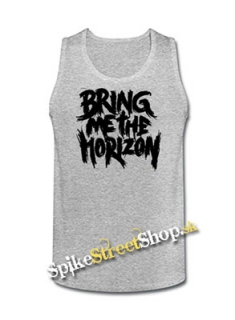 BRING ME THE HORIZON - Painted Logo - Mens Vest Tank Top - biele
