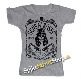 GUNS N ROSES - Since 1985 - šedé dámske tričko