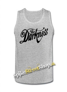 DARKNESS - Logo - Mens Vest Tank Top - šedé