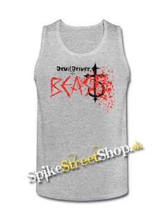 DEVIL DRIVER - Mens Vest Tank Top - šedé