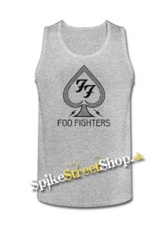FOO FIGHTERS - Crest - Mens Vest Tank Top - šedé