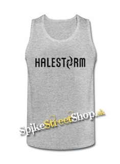 HALESTORM - Logo - Mens Vest Tank Top - šedé