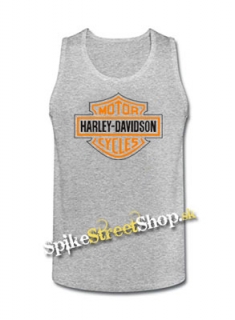 HARLEY DAVIDSON - Mens Vest Tank Top - šedé