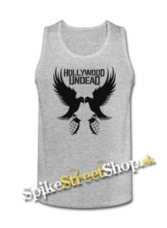 HOLLYWOOD UNDEAD - Doves - Mens Vest Tank Top - šedé