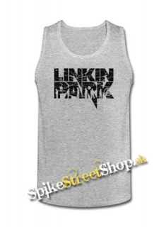 LINKIN PARK - Logo 2 - Mens Vest Tank Top - šedé