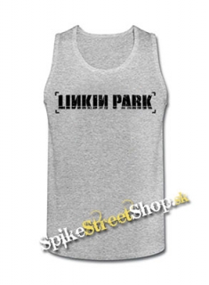 LINKIN PARK - Logo - Mens Vest Tank Top - šedé
